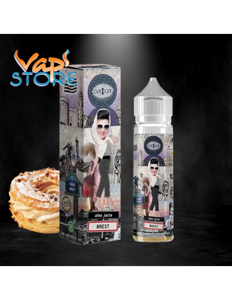 E-liquide Alea Jacta Brest 50ml HEXAGONE Curieux Liquides