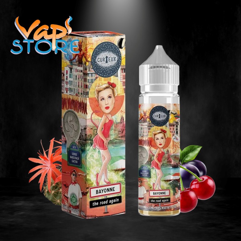 E-liquide Bayonne The Road Again 50ml HEXAGONE Curieux Liquides