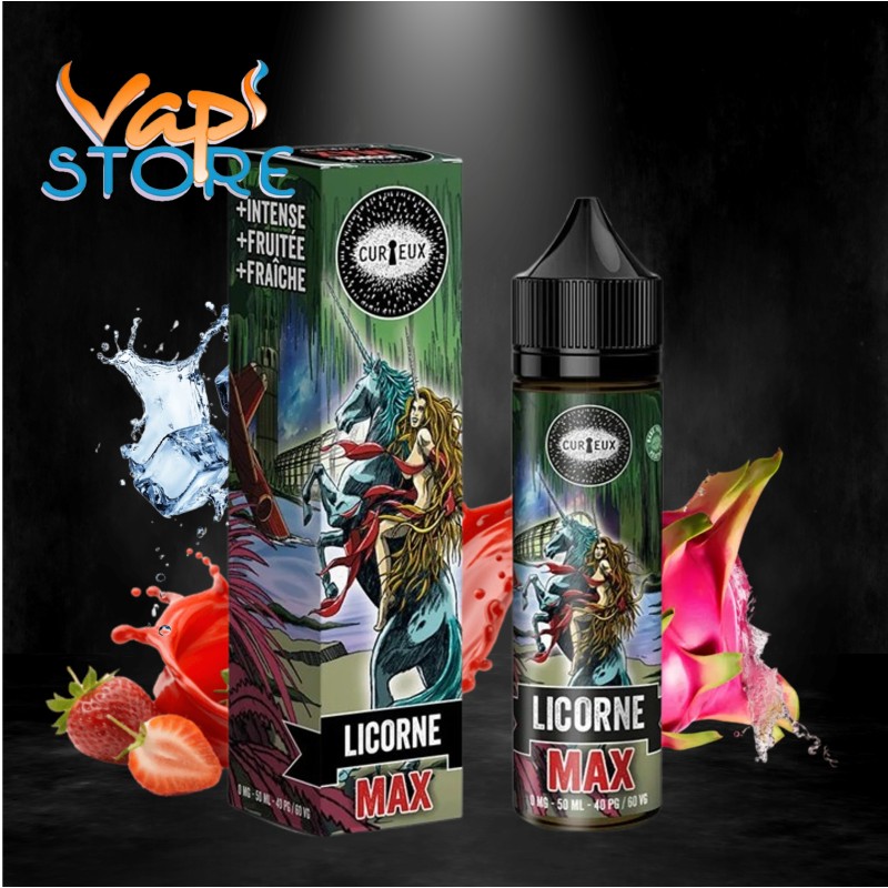 E-liquide Licorne Max 50ml ASTRALE Curieux Liquides