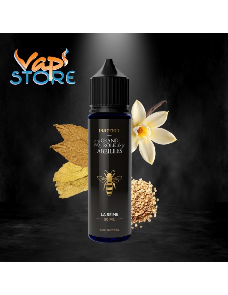 E-liquide La Reine 50ml LE GRAND RÔLE DES ABEILLES Protect
