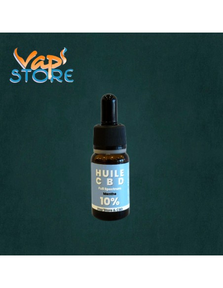 Huile CBD Menthe 10ml - Vap'Store & CBD