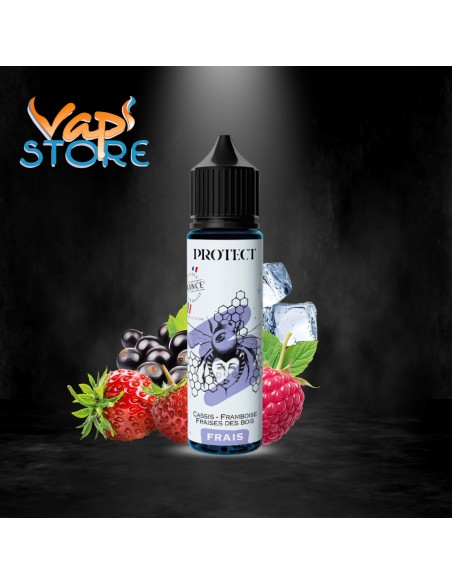 E-liquide Cassis Framboise Fraises des bois Frais 50ml Protect