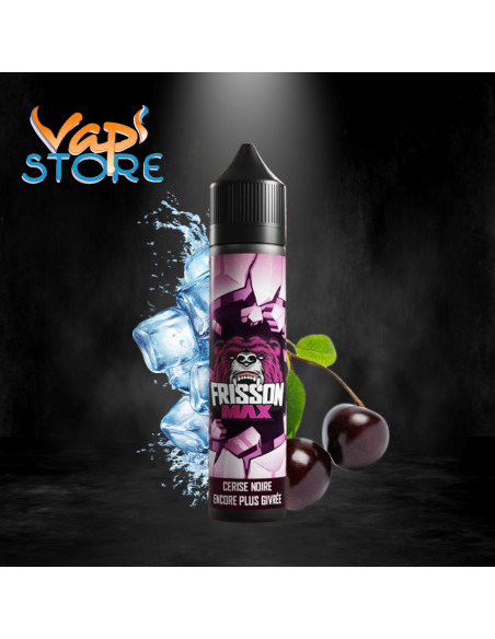 E-liquide Cerise Noire 50ml FRISSON MAX Bobble Liquide