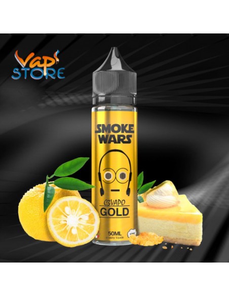 E-liquide C3vapo Gold 50 ml SMOKE WARS tarte citron yuzu