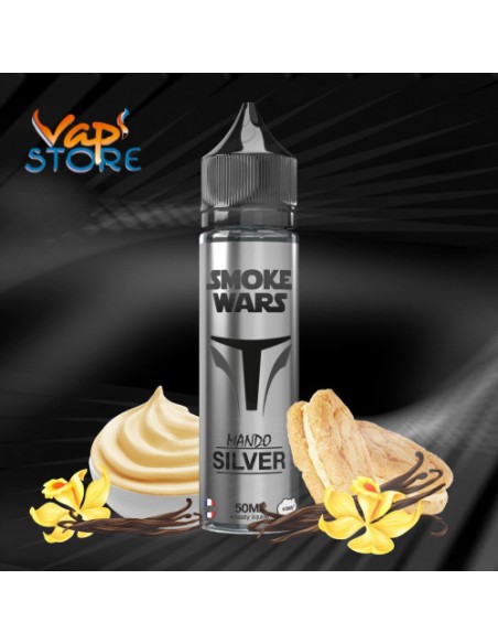 E-liquide Mando Silver 50 ml SMOKE WARS biscuit custard vanille