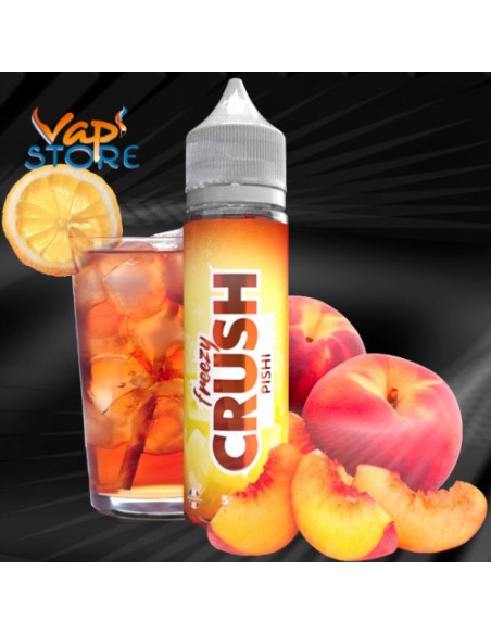 E-liquide Pishi 50 ml FREEZY CRUSH e.tasty, limonade, thé pêche