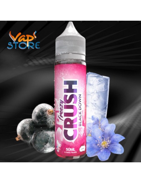 E-liquide Black Down 50 ml FREEZY CRUSH e.tasty cassis glacé, violette