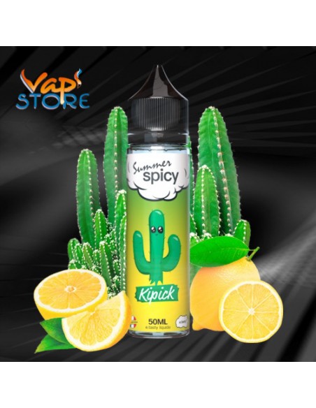E-liquide Kipick 50 ml SUMMER SPICY e.tasty, citron, cactus