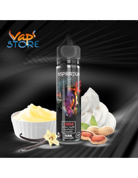 E-liquide Carmi 50 ml INSPIRATION crème vanille, cacahuète, chantilly