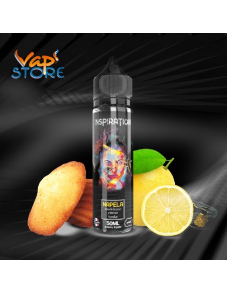 E-liquide Napela 50ml INSPIRATION madeleine, citron, tonka