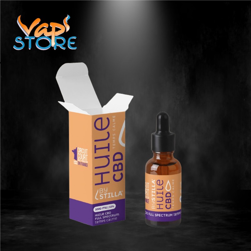 Huile CBD Temps Calme - Cheesecake Myrtille By Stilla