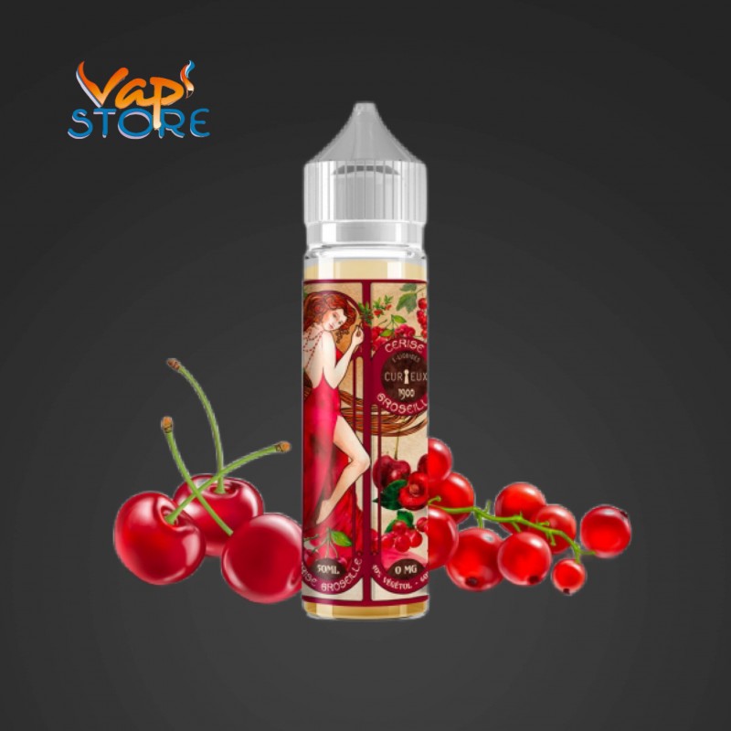 E-liquide Cerise Groseille 50 ml 1900 Curieux Liquides