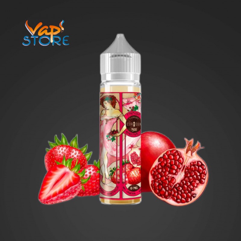 E-liquide Fraise Grenade 50ml 1900 Curieux Liquides
