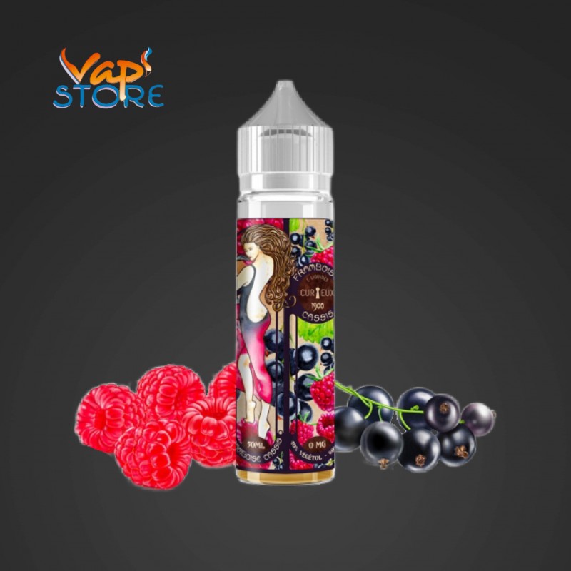 E-liquide Framboise Cassis 50 ml 1900 Curieux Liquides
