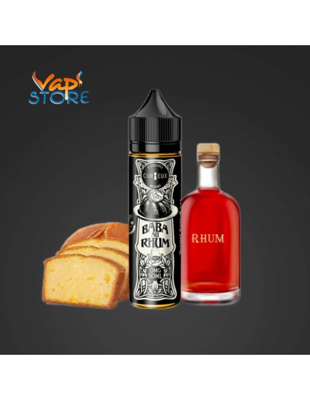 E-liquide Baba au rhum 50 ml DESSERT Curieux Liquides