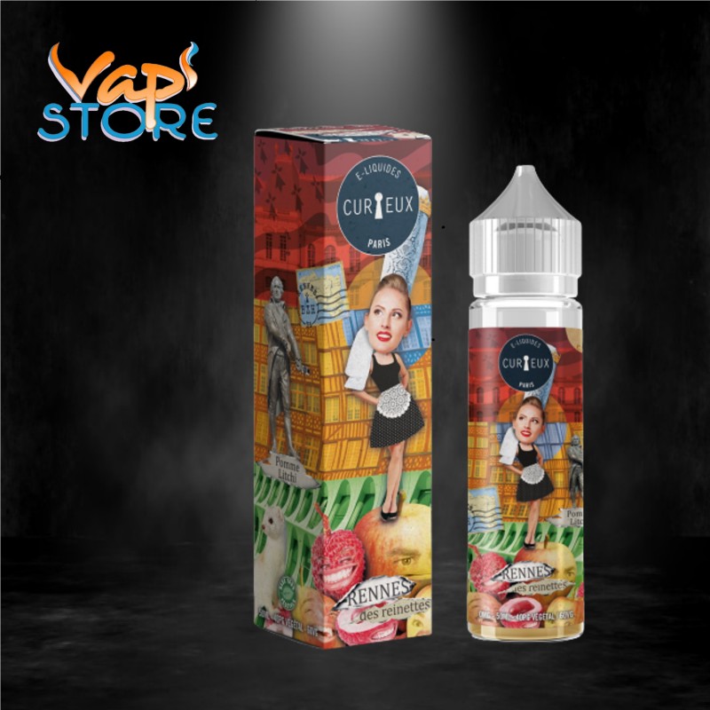 E-liquide Rennes des reinettes 50 ml HEGAXONE Curieux Liquides
