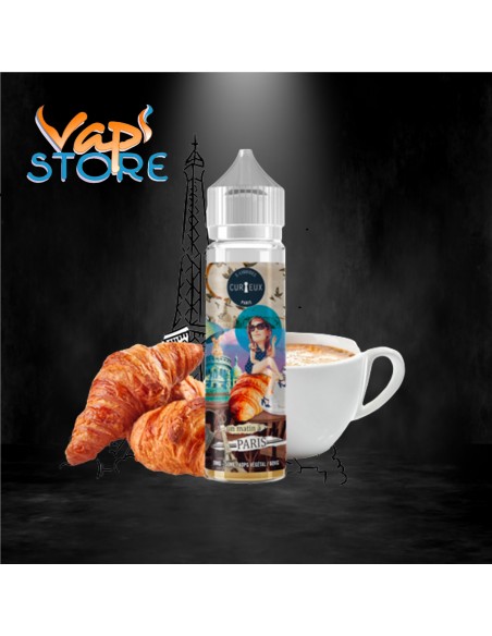 E-liquide Un matin à Paris 50 ml HEXAGONE Curieux Liquides