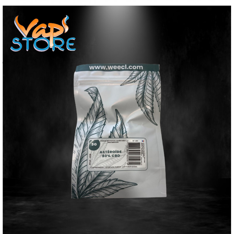 Fleur de CBD Asteroïde 80% 3 g WEECL