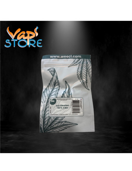 Fleur de CBD Asteroïde 80% 3 g WEECL