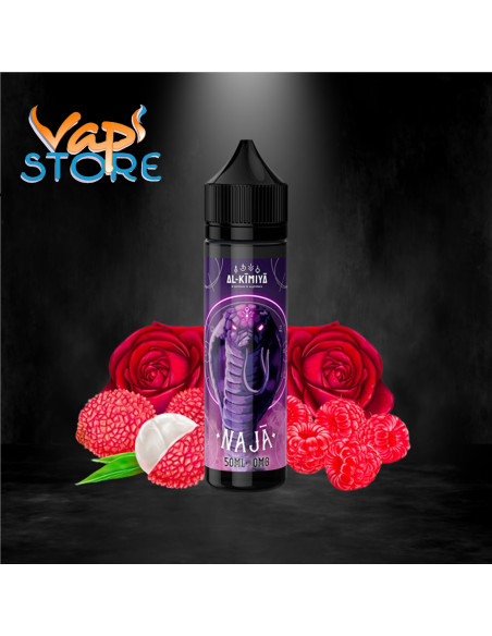 E-liquide Naja 50 ml ANIMALIS Al-Kimiya litchi, rose, framboise