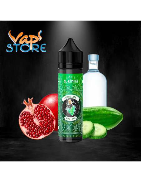 E-liquide Liquid Luck 50 ml ELIXIRS gin, concombre, grenade