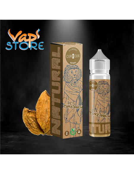E-liquide Le Tanzanien 50 ml NATURAL par Curieux Liquides