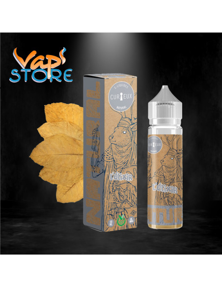 E-liquide L'Elixir 50 ml NATURAL Curieux Liquides